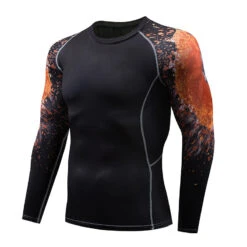 Mens Elastic Sport Training Quick Drying Printing Tops(Mens Elastic Sport Training Quick Drying Printing Tops) -Mr Saker 00d3cbb1ccd1f17d2a140f115375e81a