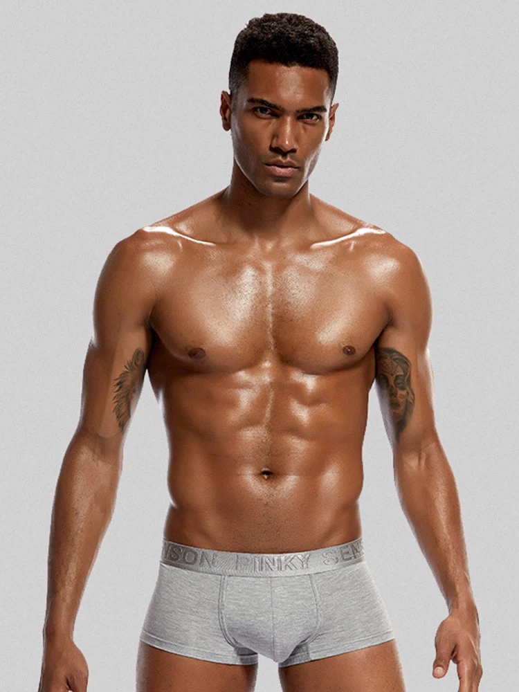 2 Pack Men's U Convex Modal Breathable Trunks(2 Pack Mens U Convex Modal Breathable Trunks Mrsaker) 4 2 Pack Men's U Convex Modal Breathable Trunks(2 Pack Mens U Convex Modal Breathable Trunks Mrsaker) - Image 4