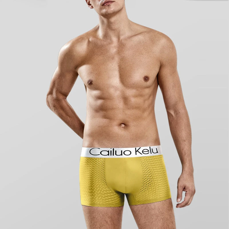 3 Pcs Men's Mesh Breathable Ice Silk Boxer Briefs(3 Pcs Mens Mesh Breathable Ice Silk Boxer Briefs) 6 3 Pcs Men's Mesh Breathable Ice Silk Boxer Briefs(3 Pcs Mens Mesh Breathable Ice Silk Boxer Briefs) - Image 6