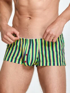 Men's Color Stripes Trunks With Button Fly(Mens Color Stripes Trunks With Button Fly) 29 Men's Color Stripes Trunks With Button Fly(Mens Color Stripes Trunks With Button Fly) -Mr Saker 04256217 53a6ac5f 30e5 4440 8268 2b3c10f43468