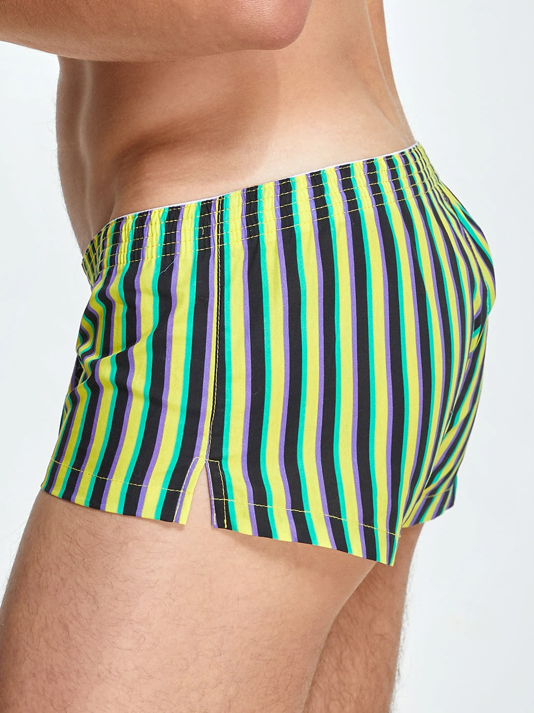 Men's Color Stripes Trunks With Button Fly(Mens Color Stripes Trunks With Button Fly) 12 Men's Color Stripes Trunks With Button Fly(Mens Color Stripes Trunks With Button Fly) - Image 12