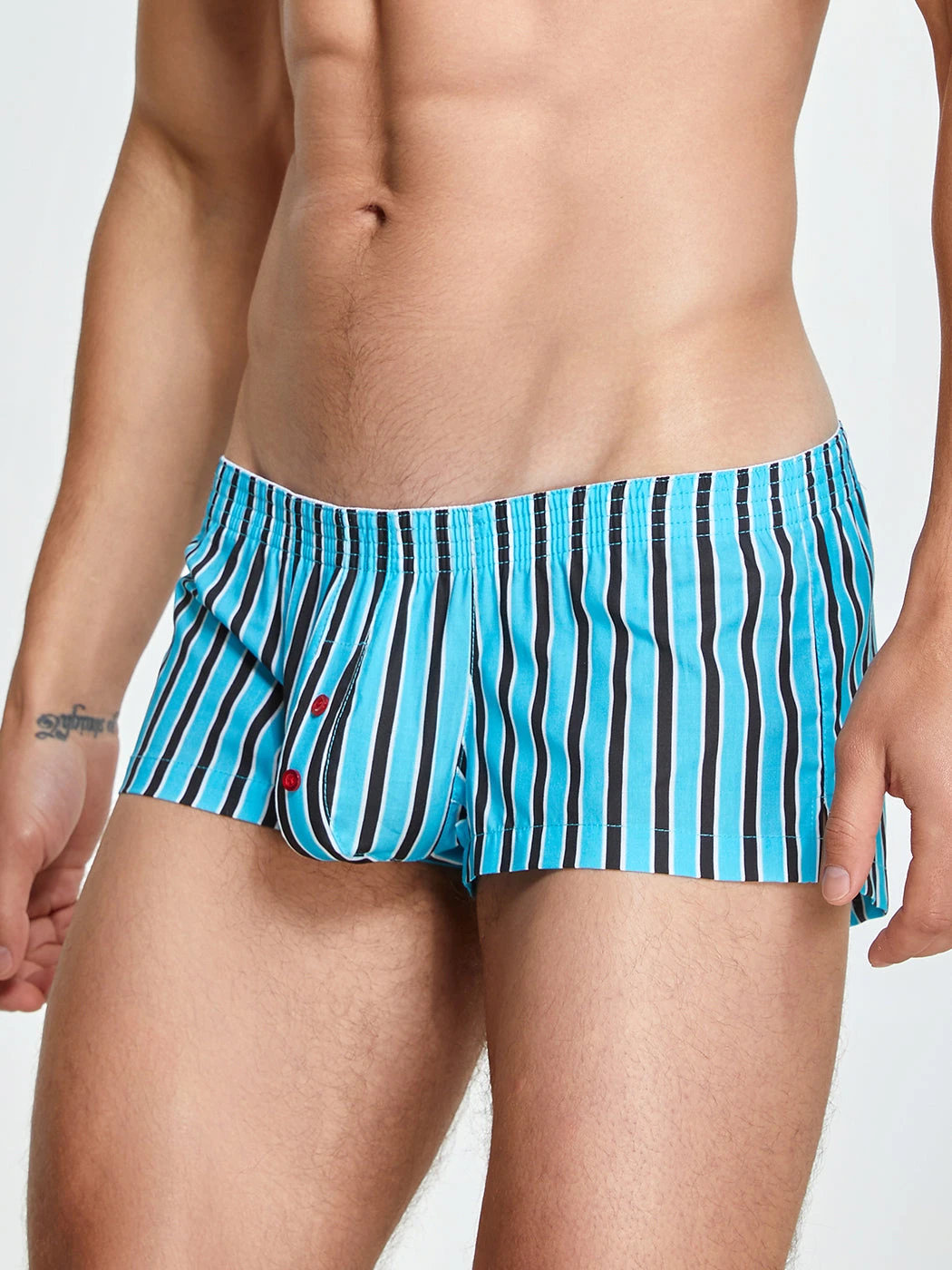 Men's Color Stripes Trunks With Button Fly(Mens Color Stripes Trunks With Button Fly) 15 Men's Color Stripes Trunks With Button Fly(Mens Color Stripes Trunks With Button Fly) - Image 15