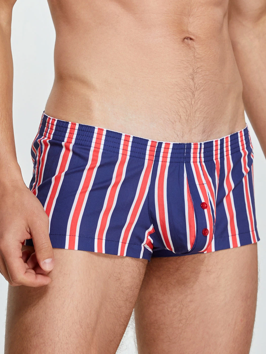 Men's Color Stripes Trunks With Button Fly(Mens Color Stripes Trunks With Button Fly) 18 Men's Color Stripes Trunks With Button Fly(Mens Color Stripes Trunks With Button Fly) - Image 18
