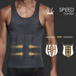 Men's Tummy Waist Shaper Vest(Mens Tummy Waist Shaper Vest) -Mr Saker 061ce2f88dbb1fd243e1909355786845