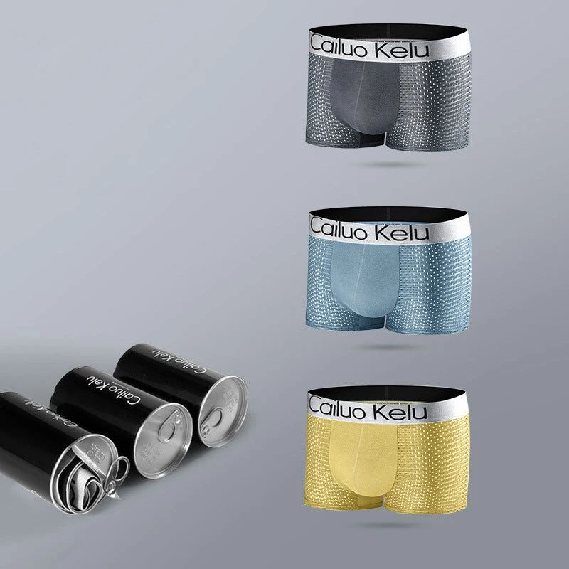 3 Pcs Men's Mesh Breathable Ice Silk Boxer Briefs(3 Pcs Mens Mesh Breathable Ice Silk Boxer Briefs) 17 3 Pcs Men's Mesh Breathable Ice Silk Boxer Briefs(3 Pcs Mens Mesh Breathable Ice Silk Boxer Briefs) - Image 17