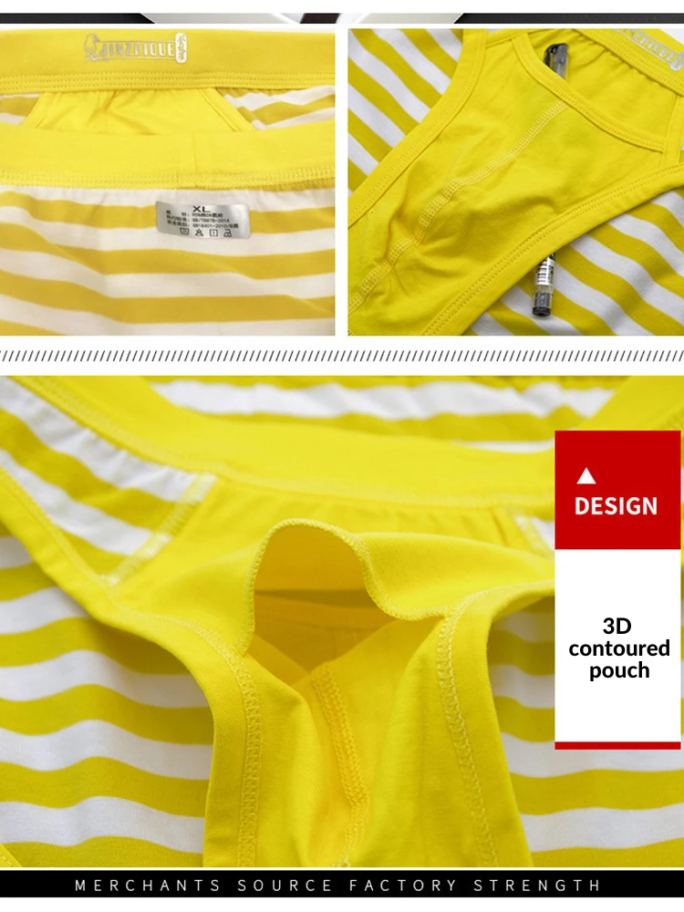 3 Pack Men's Mid-Rise Cotton Striped Briefs(4 Pack Mens Mid Rise Cotton Striped Briefs) 9 3 Pack Men's Mid-Rise Cotton Striped Briefs(4 Pack Mens Mid Rise Cotton Striped Briefs) - Image 9