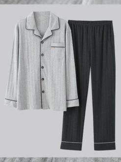 Men's Cotton Knit Classic Pajamas Set(Mens Cotton Knit Classic Pajamas Set) 27 Men's Cotton Knit Classic Pajamas Set(Mens Cotton Knit Classic Pajamas Set) -Mr Saker 090e83d35ec422b4ccb26327f51df1ba