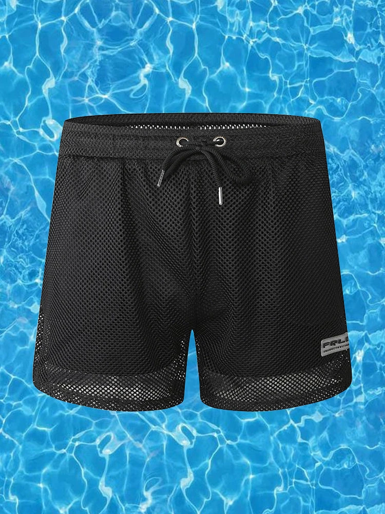 Mens Mesh Loose See Through Swim Shorts(Mens Mesh Loose See Through Swim Shorts) 2 Mens Mesh Loose See Through Swim Shorts(Mens Mesh Loose See Through Swim Shorts) - Image 2