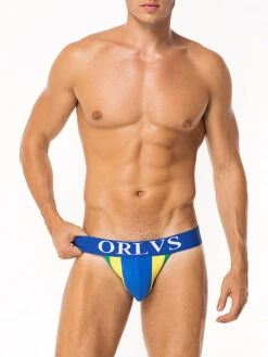 4 Pack Contrast Colors Low Rise Jockstraps(4 Pack Contrast Colors Low Rise Jockstraps)