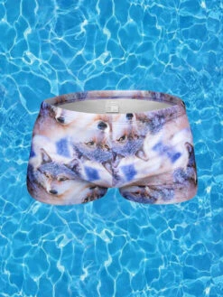 Men's Sexy Trendy Back Pocket Swim Trunks(Mens Sexy Trendy Back Pocket Swim Trunks)