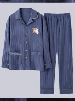 Men's Cotton Knit Classic Pajamas Set(Mens Cotton Knit Classic Pajamas Set) 29 Men's Cotton Knit Classic Pajamas Set(Mens Cotton Knit Classic Pajamas Set) -Mr Saker 0bfa9973f56ce754c9b7b37efd6ce946