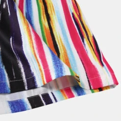 Men Graffiti Stripe Shorts Quick Drying Shorts(Men Graffiti Stripe Shorts Quick Drying Shorts) -Mr Saker 0c657ffb411b6f1877abdf79772ffb60