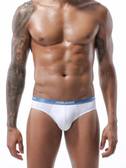 4 Pack Men’s Stylish 3D U Convex Pouch Briefs(4 Pack Men S Stylish 3d U Convex Pouch Briefs)