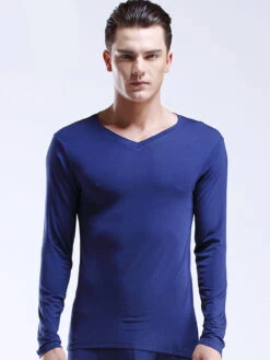 Mens Ultra Soft Low Cut V-Neck Thermal Shirt(Mens Ultra Soft Low Cut V Neck Thermal Shirt) 39 Mens Ultra Soft Low Cut V-Neck Thermal Shirt(Mens Ultra Soft Low Cut V Neck Thermal Shirt) -Mr Saker 11744367206 1692867452