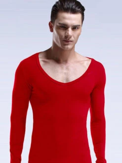 Mens Ultra Soft Low Cut V-Neck Thermal Shirt(Mens Ultra Soft Low Cut V Neck Thermal Shirt) 32 Mens Ultra Soft Low Cut V-Neck Thermal Shirt(Mens Ultra Soft Low Cut V Neck Thermal Shirt) -Mr Saker 11780311208 1692867452