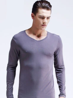 Mens Ultra Soft Low Cut V-Neck Thermal Shirt(Mens Ultra Soft Low Cut V Neck Thermal Shirt) 38 Mens Ultra Soft Low Cut V-Neck Thermal Shirt(Mens Ultra Soft Low Cut V Neck Thermal Shirt) -Mr Saker 11780347792 1692867452