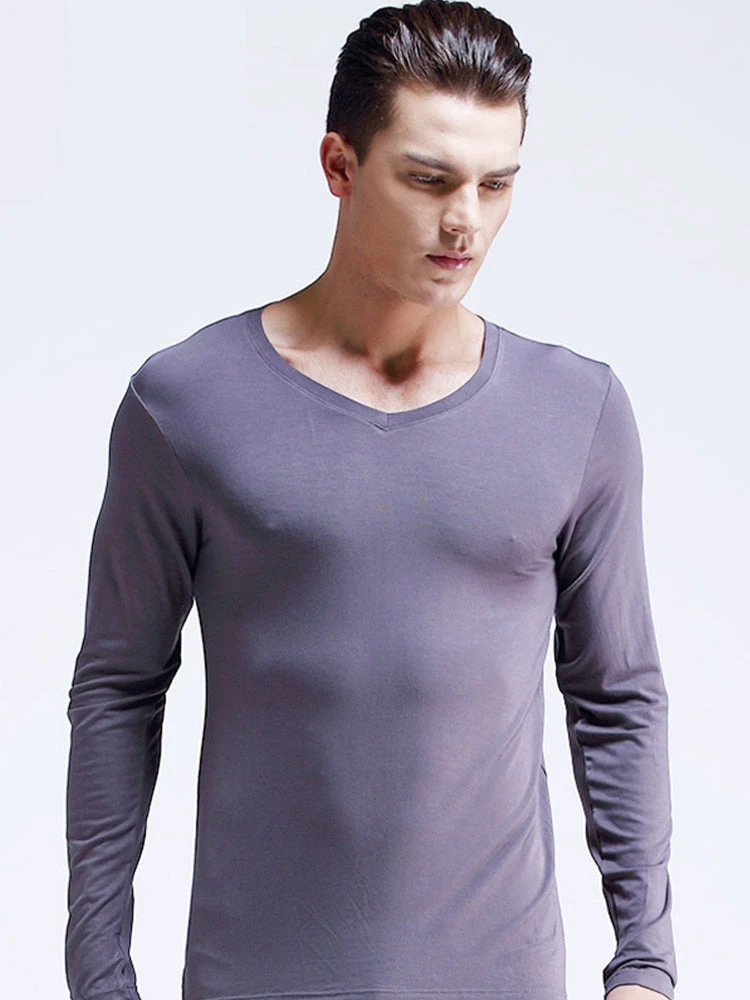 Mens Ultra Soft Low Cut V-Neck Thermal Shirt(Mens Ultra Soft Low Cut V Neck Thermal Shirt) 19 Mens Ultra Soft Low Cut V-Neck Thermal Shirt(Mens Ultra Soft Low Cut V Neck Thermal Shirt) - Image 19