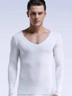 Mens Ultra Soft Low Cut V-Neck Thermal Shirt(Mens Ultra Soft Low Cut V Neck Thermal Shirt) 28 Mens Ultra Soft Low Cut V-Neck Thermal Shirt(Mens Ultra Soft Low Cut V Neck Thermal Shirt) -Mr Saker 11812220205 1692867452