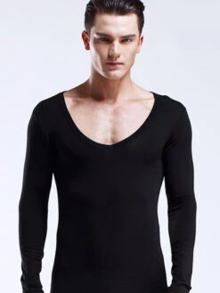 Mens Ultra Soft Low Cut V-Neck Thermal Shirt(Mens Ultra Soft Low Cut V Neck Thermal Shirt) 33 Mens Ultra Soft Low Cut V-Neck Thermal Shirt(Mens Ultra Soft Low Cut V Neck Thermal Shirt) -Mr Saker 11812220347 1692867452
