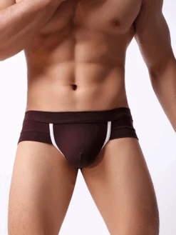 4 Pack Breathable Modal U Convex Pouch Briefs(Modal Breathable Underwear U Convex Pouch Briefs 1) -Mr Saker 12