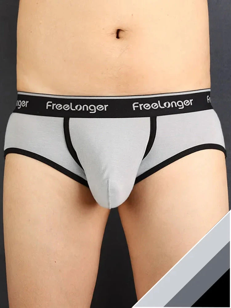 FreeLonger Men's Microfiber Covered Silky Touch Briefs(Mens Microfiber No Fly Covered Silky Touch Briefs Mrsaker) 14 FreeLonger Men's Microfiber Covered Silky Touch Briefs(Mens Microfiber No Fly Covered Silky Touch Briefs Mrsaker) - Image 14