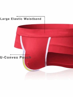 4 Pack Breathable Modal U Convex Pouch Briefs(Modal Breathable Underwear U Convex Pouch Briefs 1) -Mr Saker 15 1