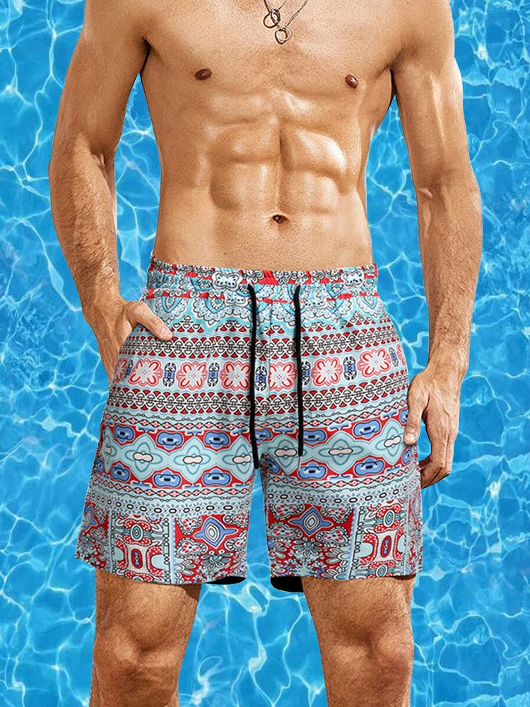 Men's Floral Printing Sports Hawaiian Shorts(Mens Floral Printing Sports Hawaiian Shorts) 1 Men's Floral Printing Sports Hawaiian Shorts(Mens Floral Printing Sports Hawaiian Shorts)