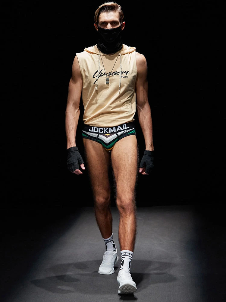 2 Pack Colorful Striped Men's Briefs(2 Pack Colorful Striped Mens Briefs) 4 2 Pack Colorful Striped Men's Briefs(2 Pack Colorful Striped Mens Briefs) - Image 4