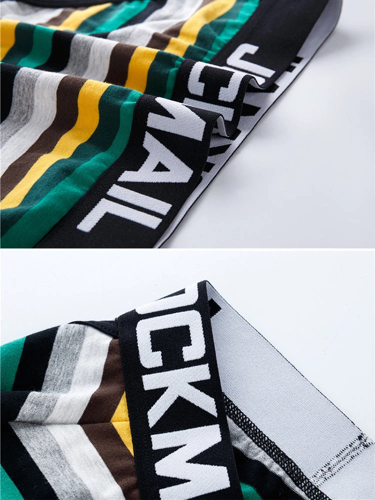 2 Pack Colorful Striped Men's Briefs(2 Pack Colorful Striped Mens Briefs) 9 2 Pack Colorful Striped Men's Briefs(2 Pack Colorful Striped Mens Briefs) - Image 9