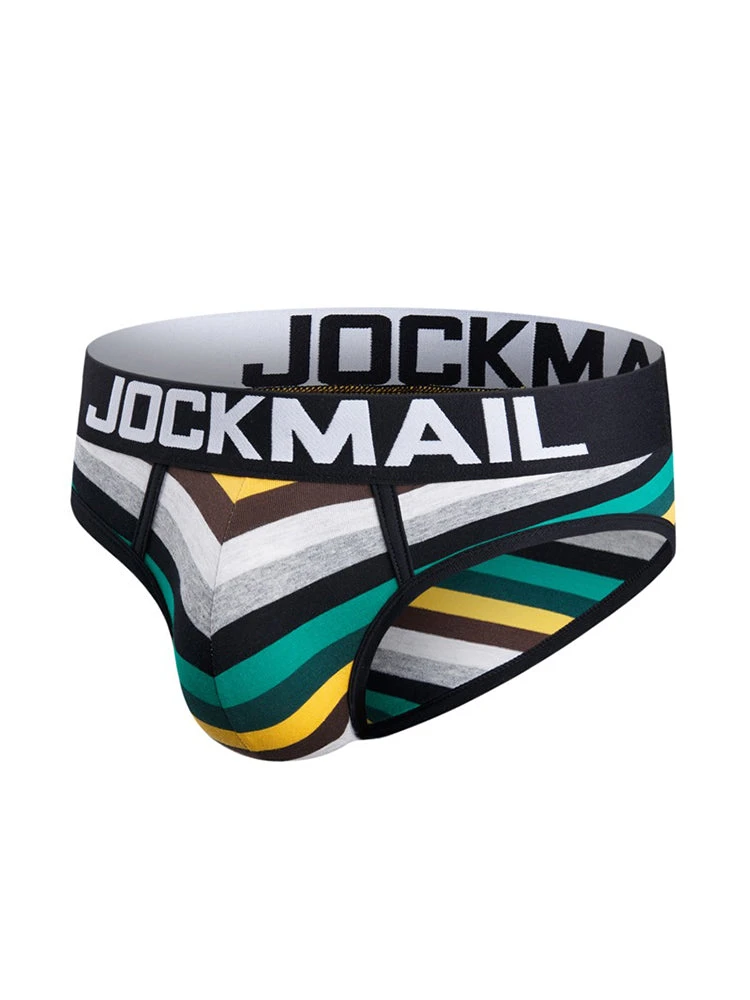 2 Pack Colorful Striped Men's Briefs(2 Pack Colorful Striped Mens Briefs) 6 2 Pack Colorful Striped Men's Briefs(2 Pack Colorful Striped Mens Briefs) - Image 6