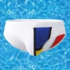 Mens Sexy Bulge Pouch Paded Swim Briefs(Mens Sexy Bulge Pouch Paded Swim Briefs)