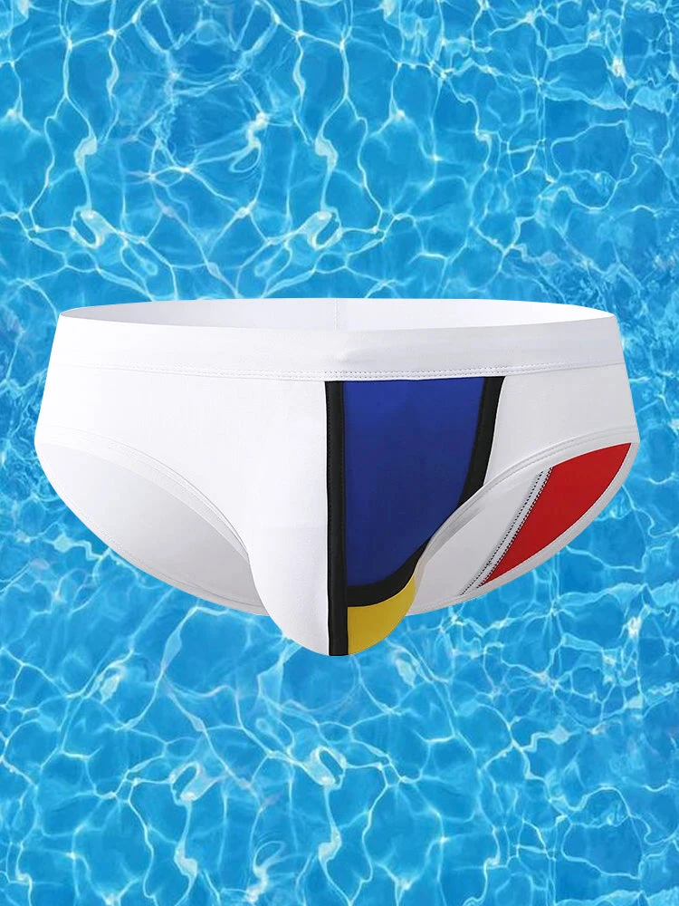 Mens Sexy Bulge Pouch Paded Swim Briefs(Mens Sexy Bulge Pouch Paded Swim Briefs) 1 Mens Sexy Bulge Pouch Paded Swim Briefs(Mens Sexy Bulge Pouch Paded Swim Briefs)