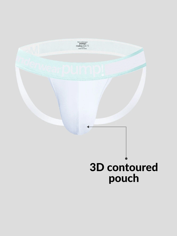 2 Pack Men's 3D Pouch Open-Back Jockstraps(2 Pack Mens 3d Pouch Open Back Jockstraps) 4 2 Pack Men's 3D Pouch Open-Back Jockstraps(2 Pack Mens 3d Pouch Open Back Jockstraps) - Image 4