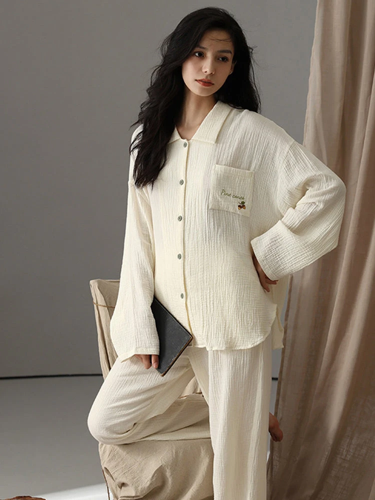 Autumn And Winter Loose Couple Cotton Pajamas Sets(Autumn And Winter Loose Couple Cotton Pajamas Sets) 17 Autumn And Winter Loose Couple Cotton Pajamas Sets(Autumn And Winter Loose Couple Cotton Pajamas Sets) - Image 17