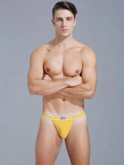 Men's Sexy Workout Jockstraps With Contour Pouch(Mens Sexy Workout Jockstraps With Contour Pouch)