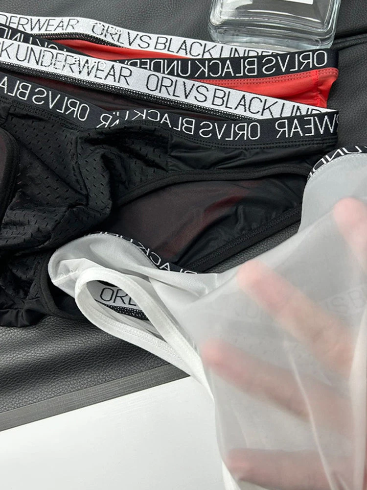 2-Pack Breathable Low Waist U-Convex Semi-Transparent Men's Briefs(Breathable Low Waist U Convex Semi Transparent Mens Briefs) 9 2-Pack Breathable Low Waist U-Convex Semi-Transparent Men's Briefs(Breathable Low Waist U Convex Semi Transparent Mens Briefs) - Image 9