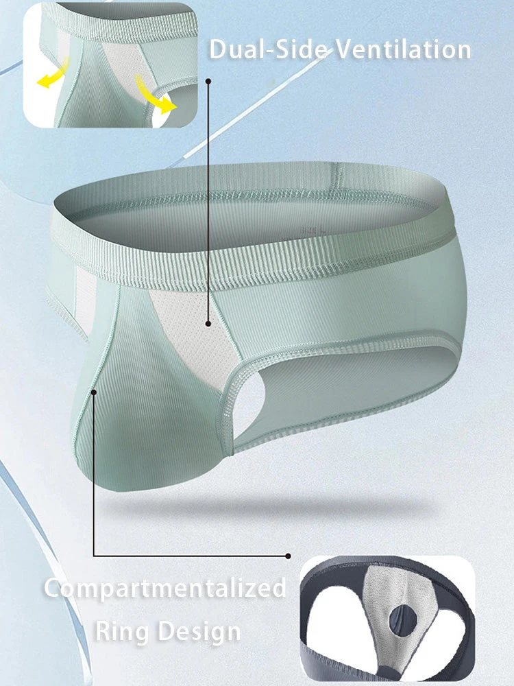 3 Pack Men's Low-Rise Ice Silk High-Stretch U-Convex Large Pouch Briefs(3 Pack Mens Low Rise Ice Silk High Stretch U Convex Large Pouch Briefs) 3 3 Pack Men's Low-Rise Ice Silk High-Stretch U-Convex Large Pouch Briefs(3 Pack Mens Low Rise Ice Silk High Stretch U Convex Large Pouch Briefs) - Image 3