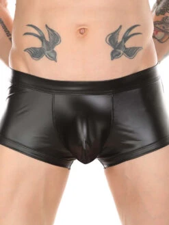 2-pack Men's Leather Hollow Hip-revealing Large Pouch Boxer Briefs(2 Pack Mens Leather Hollow Hip Revealing Large Pouch Boxer Briefs) 22 2-pack Men's Leather Hollow Hip-revealing Large Pouch Boxer Briefs(2 Pack Mens Leather Hollow Hip Revealing Large Pouch Boxer Briefs) -Mr Saker 1 10 b217a113 8ab7 43f9 98ee 53a75ed6e984