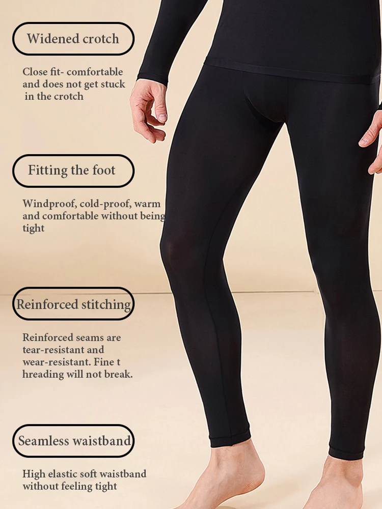 Men's Ultra-thin Seamless Thermal Pants(Mens Ultra Thin Seamless Thermal Pants) 3 Men's Ultra-thin Seamless Thermal Pants(Mens Ultra Thin Seamless Thermal Pants) - Image 3
