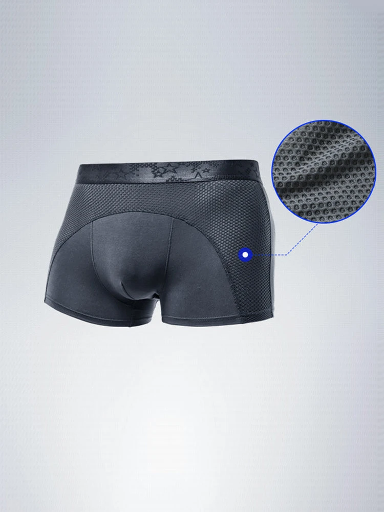 3 Pack Men's Ice Silk Sports Breathable Boxer Briefs(3 Pack Mens Ice Silk Sports Breathable Boxer Briefs) 17 3 Pack Men's Ice Silk Sports Breathable Boxer Briefs(3 Pack Mens Ice Silk Sports Breathable Boxer Briefs) - Image 17