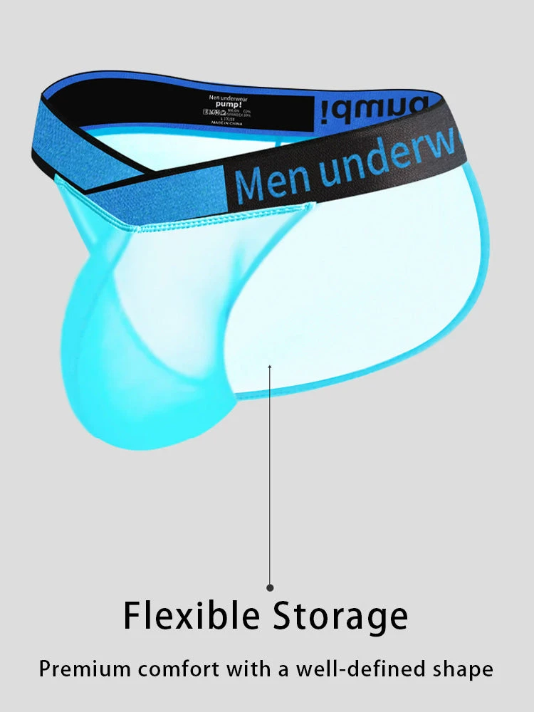 2 Pack Men's Ultra-Thin Semi-Transparent Sexy Sports Bikini(2 Pack Mens Ultra Thin Semi Transparent Sexy Sports Bikini) 6 2 Pack Men's Ultra-Thin Semi-Transparent Sexy Sports Bikini(2 Pack Mens Ultra Thin Semi Transparent Sexy Sports Bikini) - Image 6