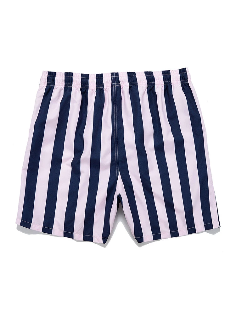 Men's Spliced Striped Drawstring Waist Board Shorts(Mens Spliced Striped Drawstring Waist Board Shorts) 10 Men's Spliced Striped Drawstring Waist Board Shorts(Mens Spliced Striped Drawstring Waist Board Shorts) - Image 10