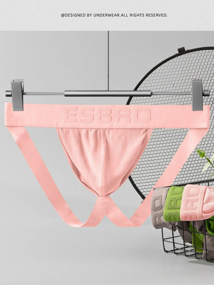 2 Pack Men's Ribbed U-Pouch Sexy Jockstrap(2 Pack Mens Ribbed U Pouch Sexy Jockstrap) 8 2 Pack Men's Ribbed U-Pouch Sexy Jockstrap(2 Pack Mens Ribbed U Pouch Sexy Jockstrap) - Image 8