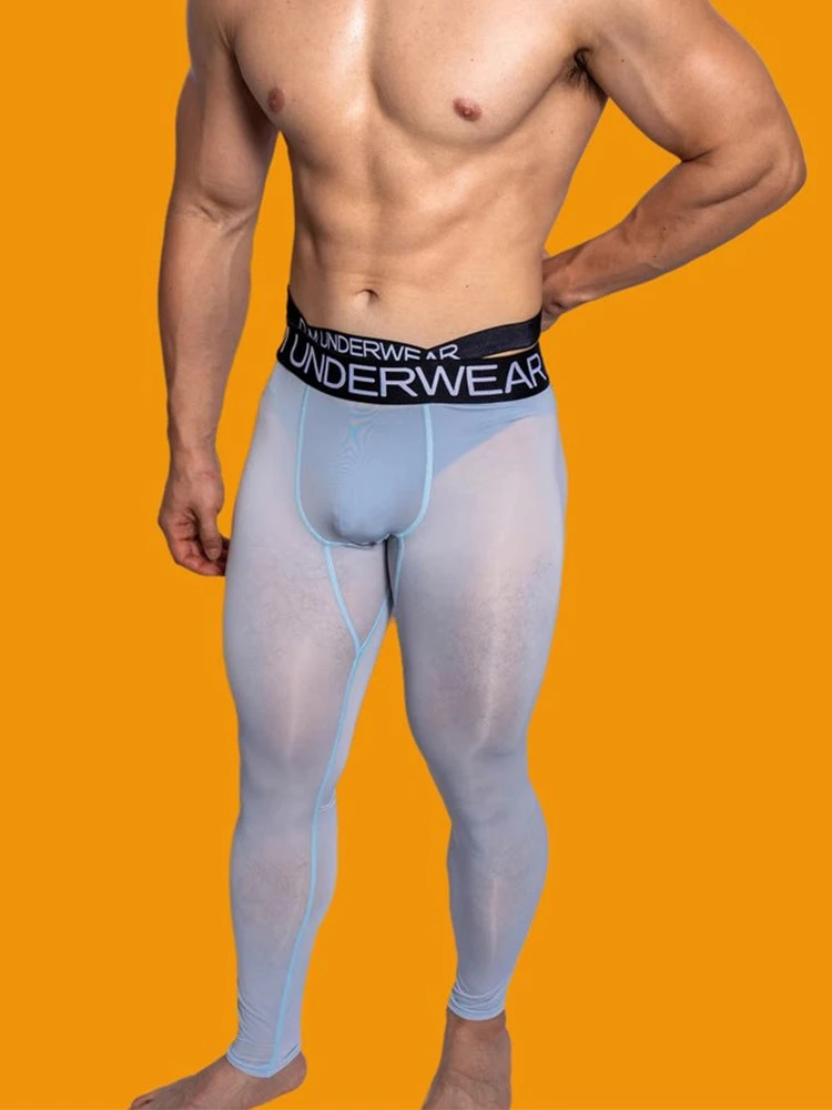 Men's Low-Rise Breathable Silk-Like Semi-Transparent Tights(Mens Low Rise Breathable Silk Like Semi Transparent Tights) 3 Men's Low-Rise Breathable Silk-Like Semi-Transparent Tights(Mens Low Rise Breathable Silk Like Semi Transparent Tights) - Image 3