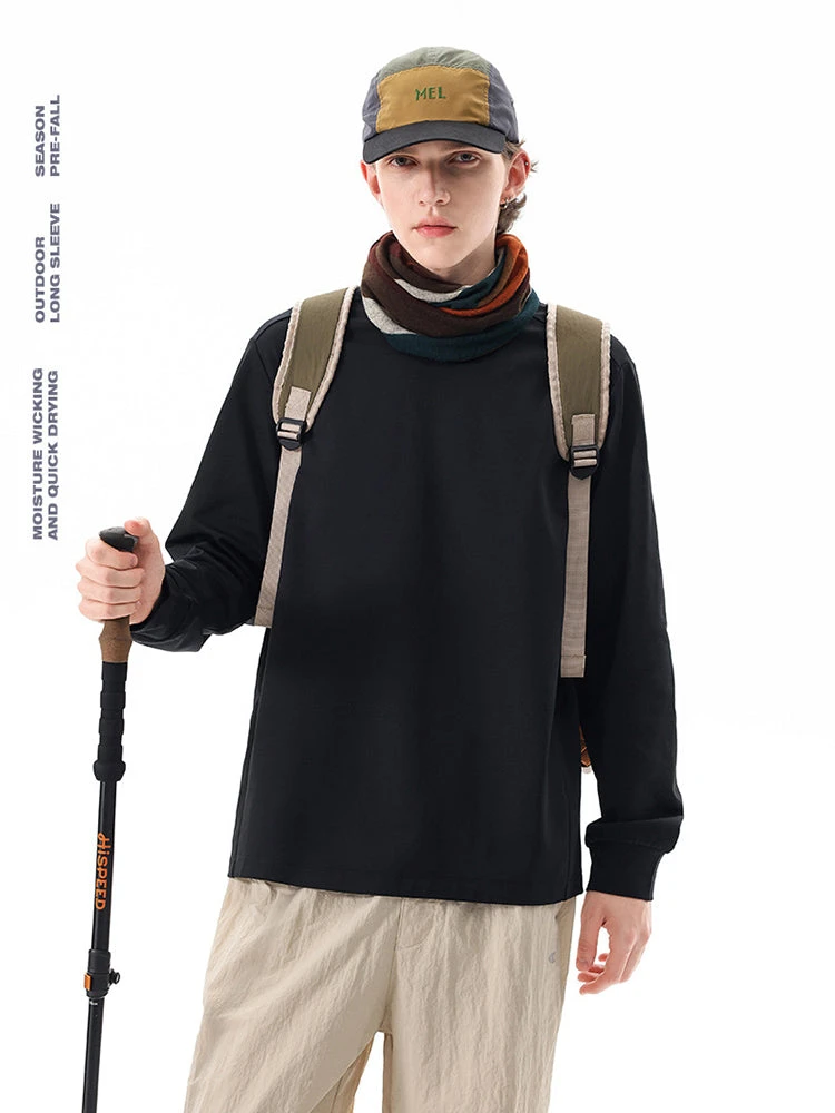 Outdoor Long-Sleeve Sweat-Wicking Quick-Dry Simple Loose Unisex Sports Top(Outdoor Long Sleeve Sweat Wicking Quick Dry Simple Loose Unisex Sports Top) 10 Outdoor Long-Sleeve Sweat-Wicking Quick-Dry Simple Loose Unisex Sports Top(Outdoor Long Sleeve Sweat Wicking Quick Dry Simple Loose Unisex Sports Top) - Image 10