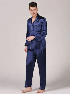 Men's Classic Satin Pajama Set Sleepwear(Mens Classic Satin Pajama Set Sleepwear) 20 Men's Classic Satin Pajama Set Sleepwear(Mens Classic Satin Pajama Set Sleepwear) -Mr Saker 1 10 f36269be c35e 4cad ac27 5fa48c76a172