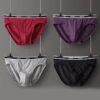 3 Pack Men's Soft And Breathable Solid Color Modal Briefs(3 Pcs Modal Soft Breathable Solid Mens Briefs Set)