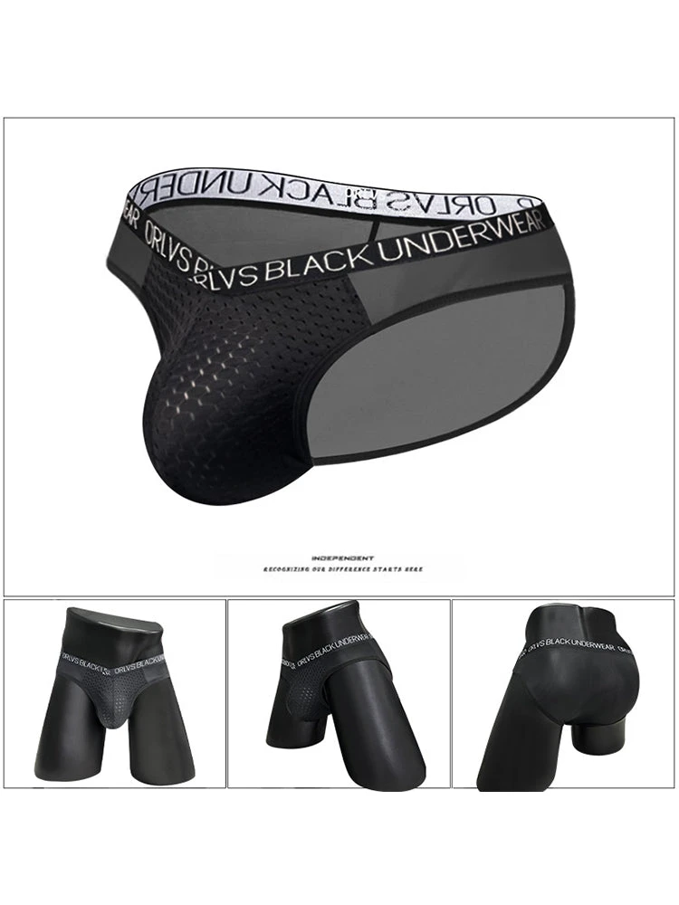 2-Pack Breathable Low Waist U-Convex Semi-Transparent Men's Briefs(Breathable Low Waist U Convex Semi Transparent Mens Briefs) 15 2-Pack Breathable Low Waist U-Convex Semi-Transparent Men's Briefs(Breathable Low Waist U Convex Semi Transparent Mens Briefs) - Image 15