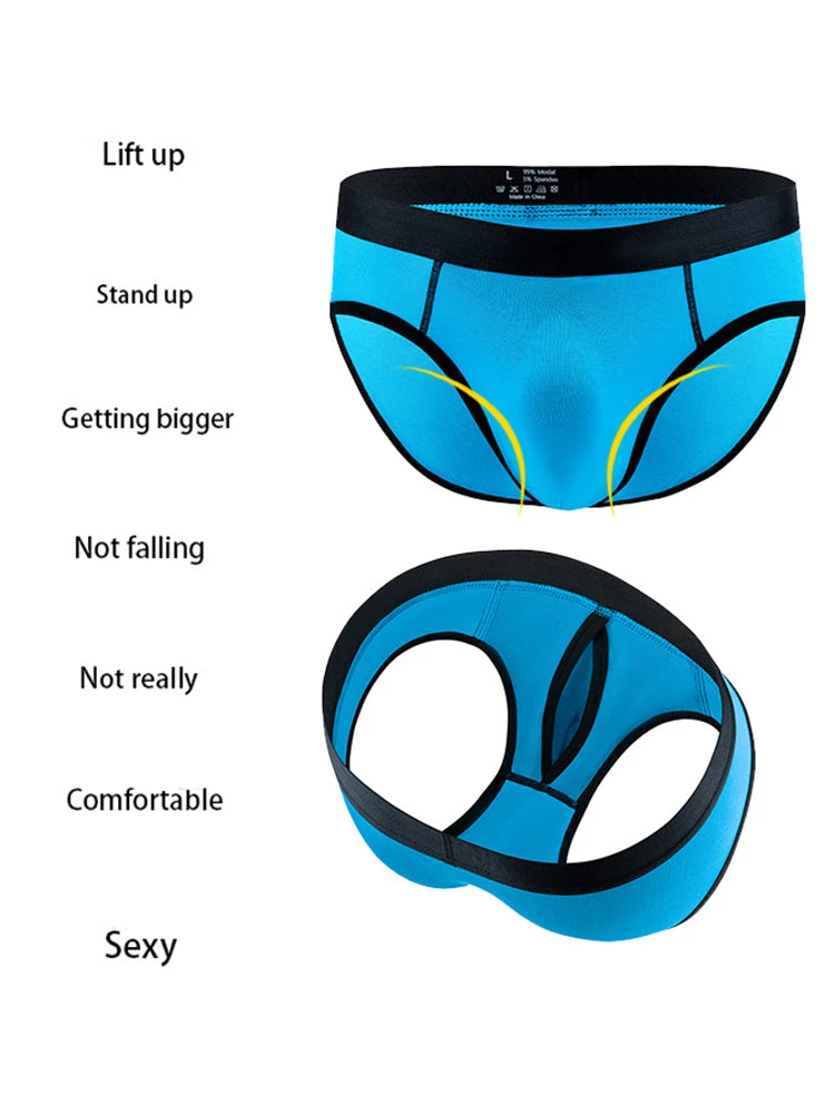 3-pack Men's Low-rise Compartment Lift Independent Pouch Briefs(3 Pack Mens Low Rise Compartment Lift Independent Pouch Briefs) 4 3-pack Men's Low-rise Compartment Lift Independent Pouch Briefs(3 Pack Mens Low Rise Compartment Lift Independent Pouch Briefs) - Image 4