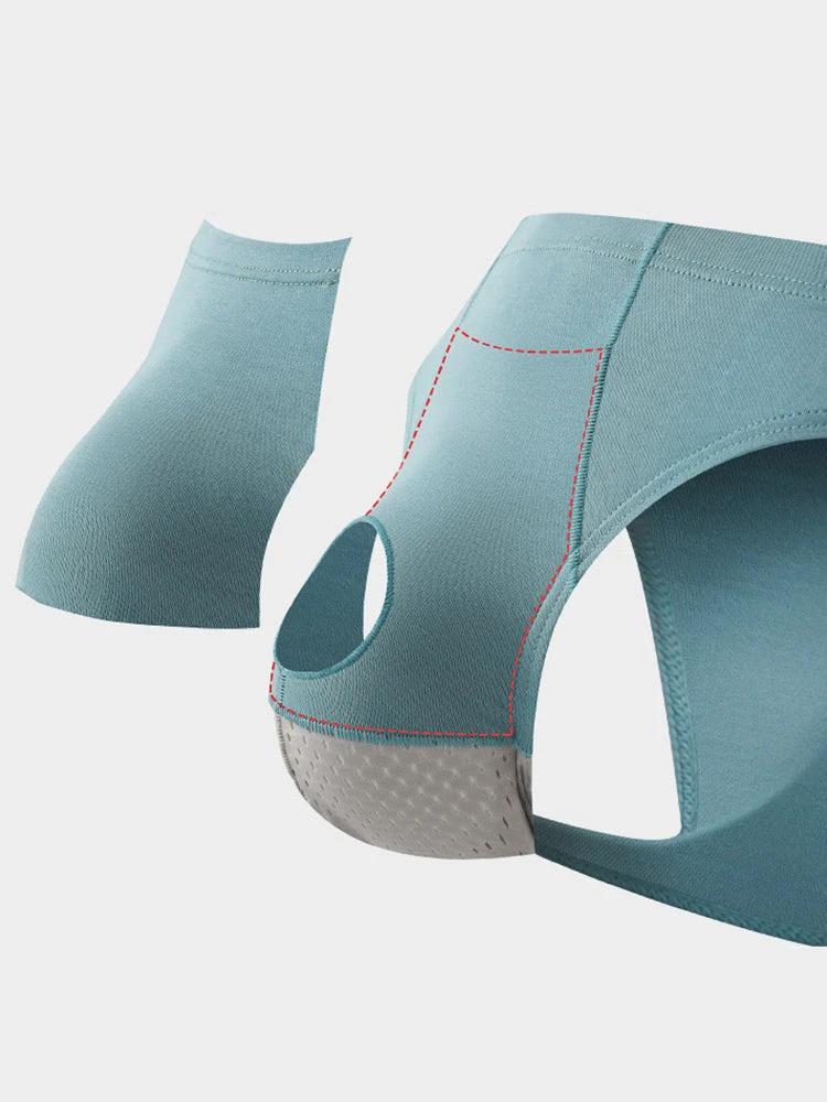 3 Pack Men's Sexy Mesh Breathable Gun Egg Separation Cotton Briefs(3 Pack Mens Sexy Mesh Breathable Gun Egg Separation Cotton Briefs) 2 3 Pack Men's Sexy Mesh Breathable Gun Egg Separation Cotton Briefs(3 Pack Mens Sexy Mesh Breathable Gun Egg Separation Cotton Briefs) - Image 2